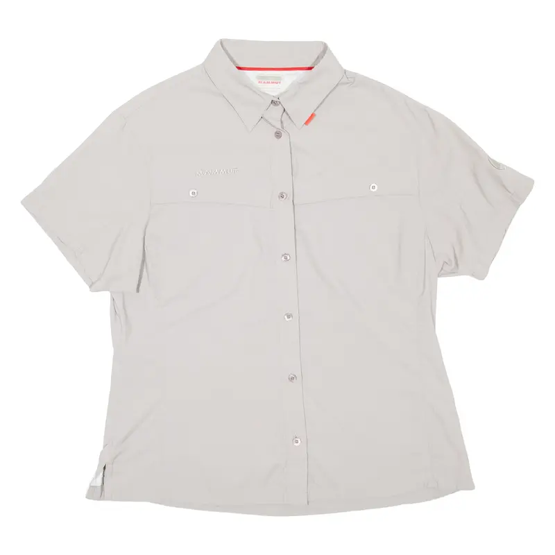 Mammut Womens Plain Shirt Grey Nylon L 1