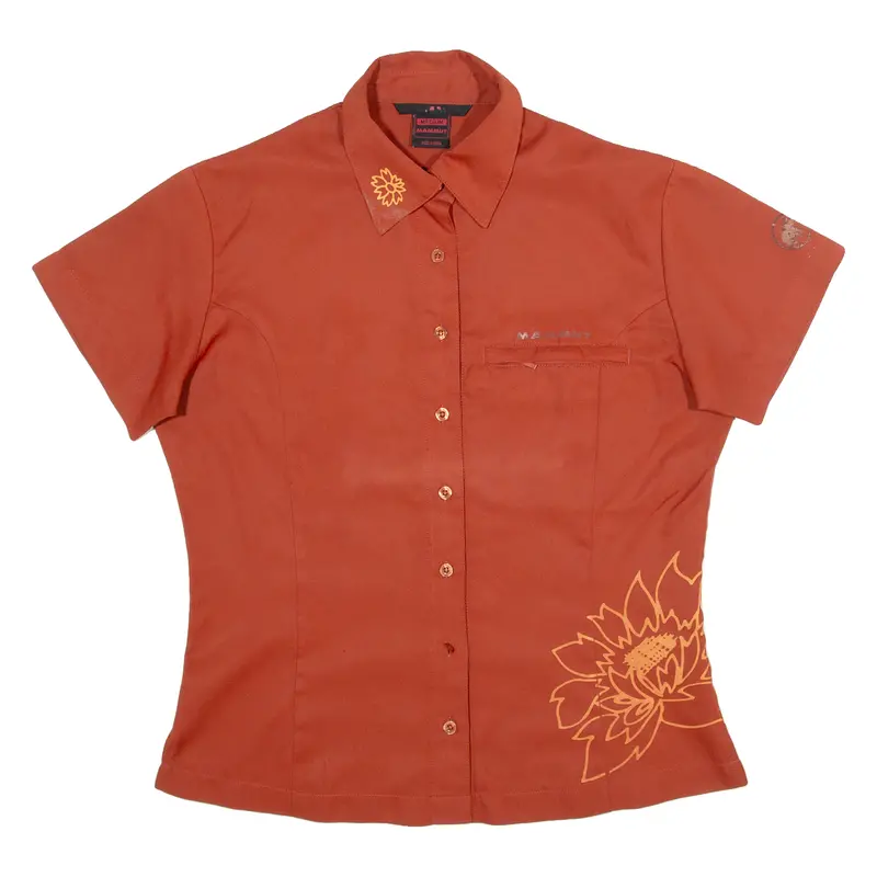 Mammut Womens Plain Shirt Orange M 1