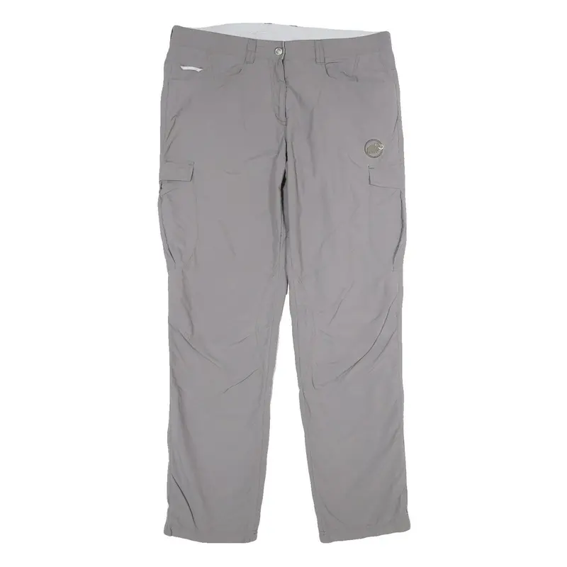 Mammut Womens Polyamide Grey Regular Straight Trousers W34 L34 Outdoor Hiking 1