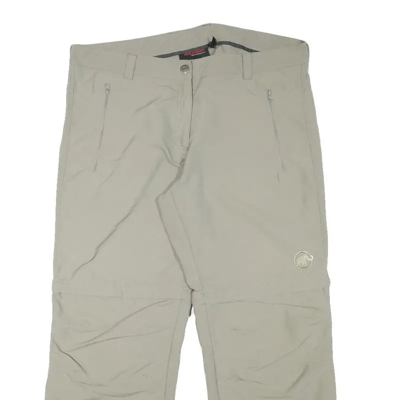 Mammut Womens Polyester Blend Beige Relaxed Straight Trousers W36 L27 Outdoor 2
