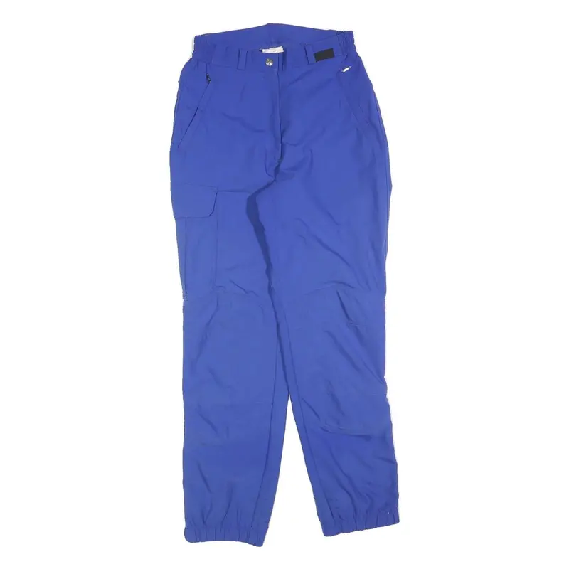 Mammut Womens Polyester Blend Blue Slim Slim Fit Trousers W26 L30 Outdoor Hiking 1