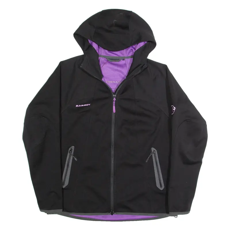 Mammut Womens Rain Jacket Black Hooded M 1