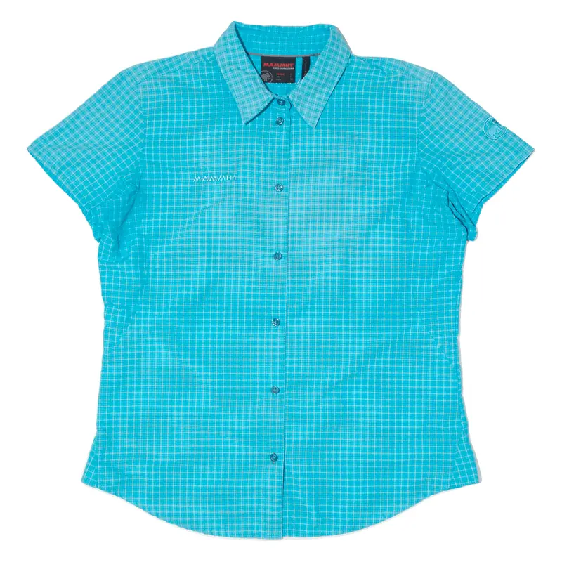 Mammut Womens Shirt Blue Check L 1