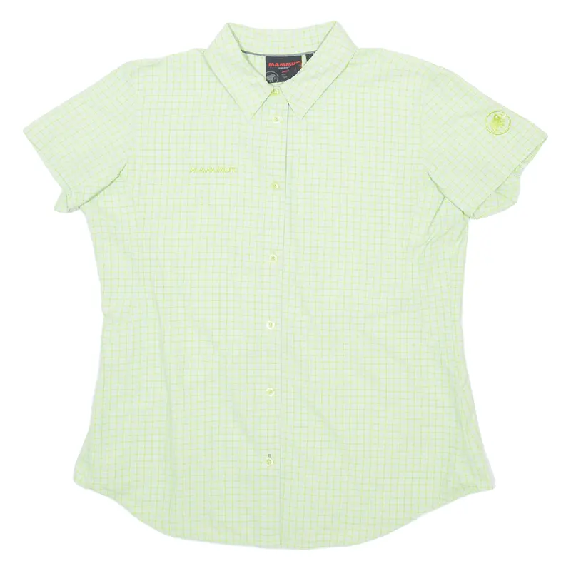 Mammut Womens Shirt Green Gingham L 1
