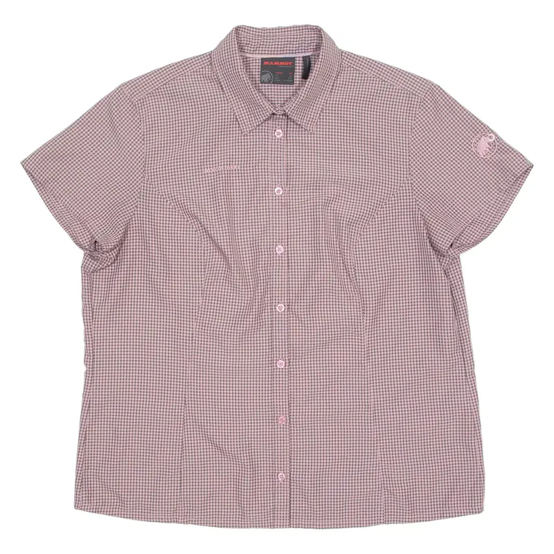 Mammut Womens Shirt Pink Gingham Xl 1
