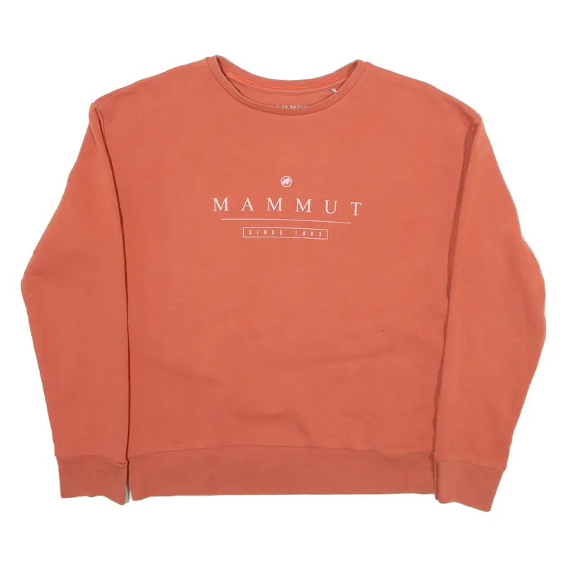 Mammut Womens Sweatshirt Orange Xs 1