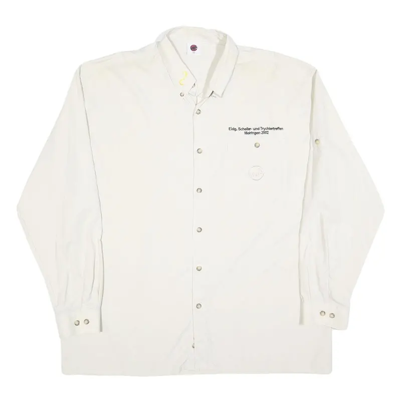 Mammut Womens White 2Xl Long Sleeve Button Shirt Outdoor Style 1
