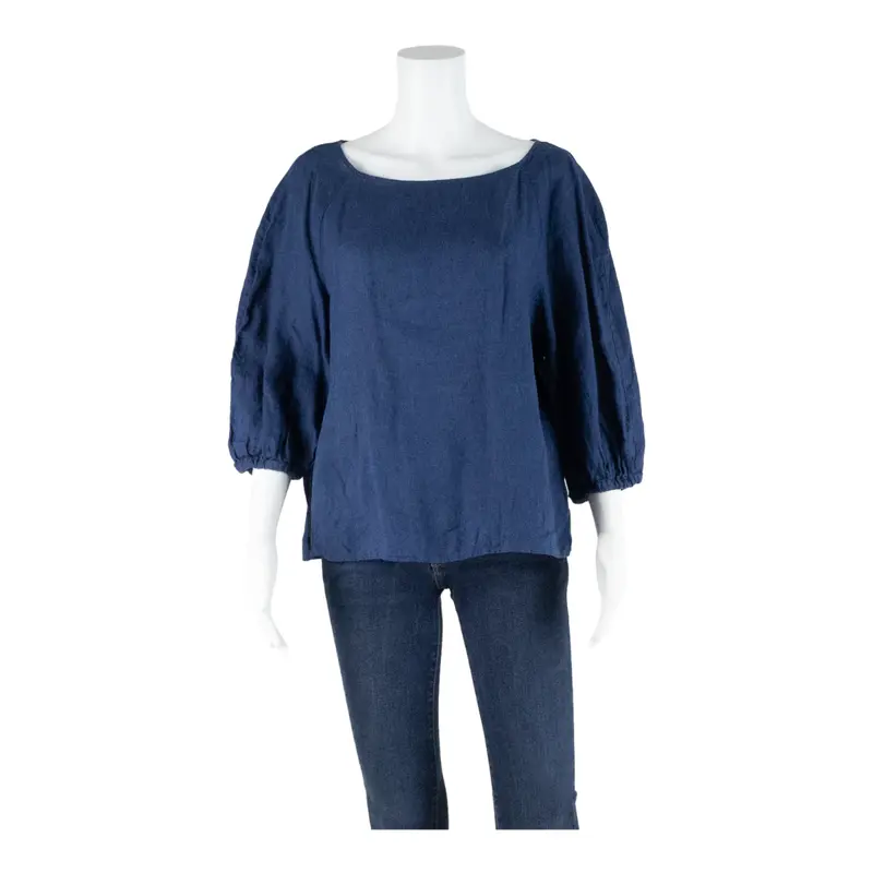 Marc O'polo Womens Top Blue 3/4 Sleeve M 1