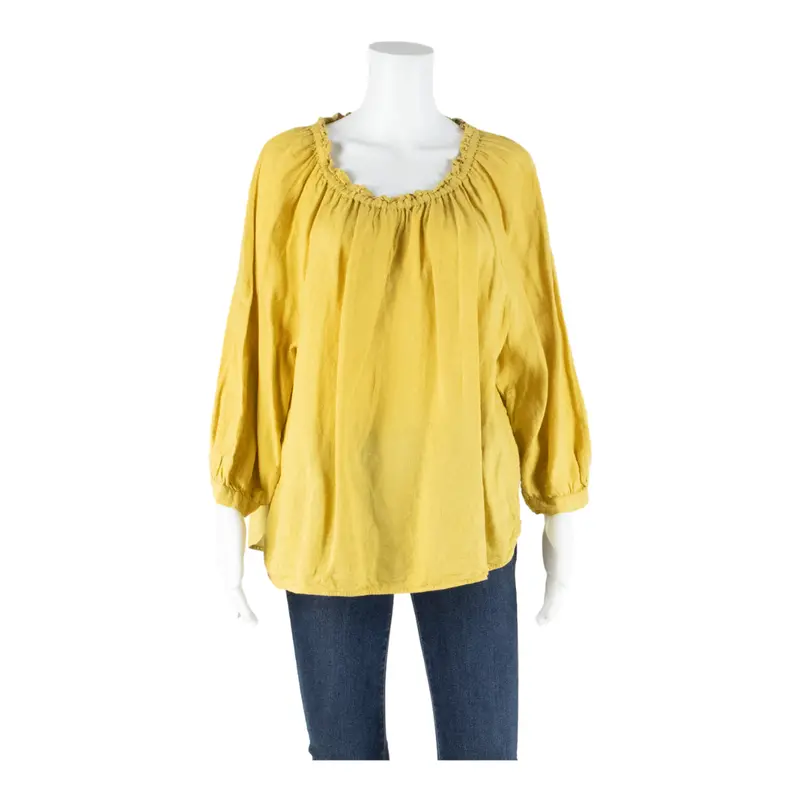 Marc O'polo Womens Top Yellow Long Sleeve L 1