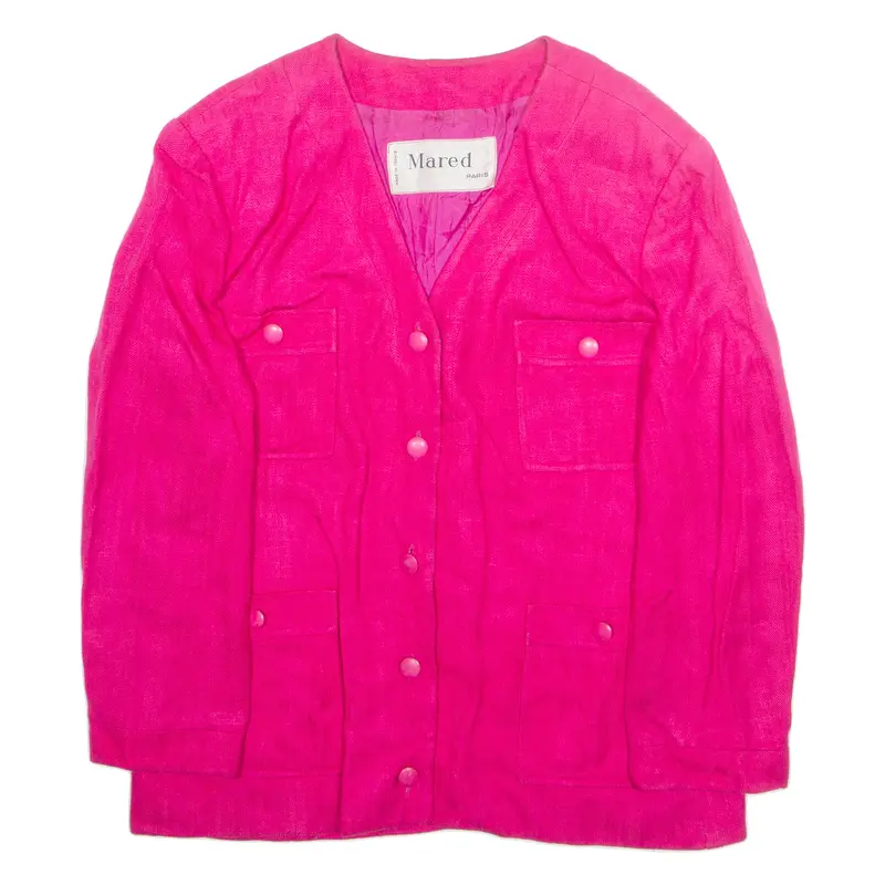 Mared Womens Blazer Jacket Pink M 1