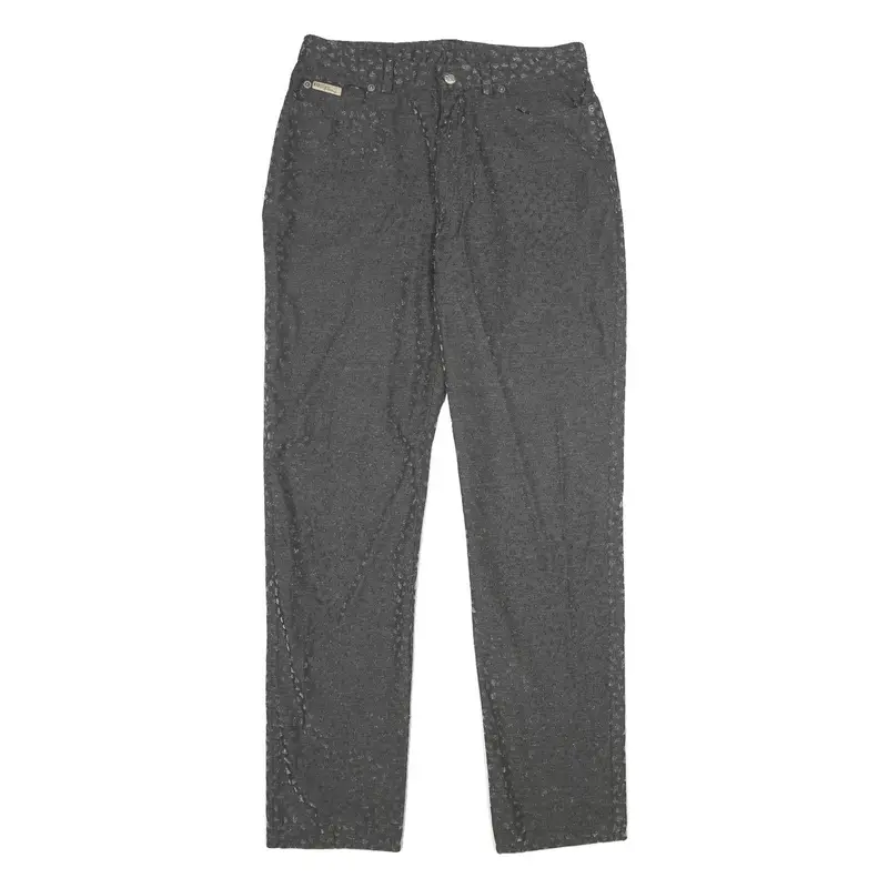 Marella Womens Classic Grey Viscose Blend Trousers W30 L32 Zip Pockets 1