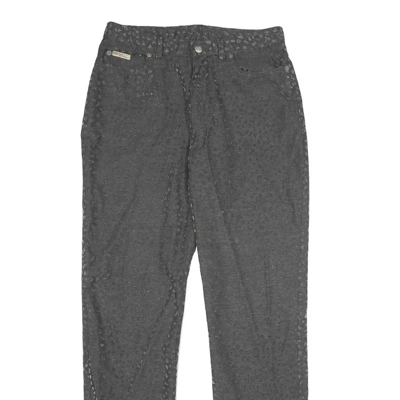 Marella Womens Classic Grey Viscose Blend Trousers W30 L32 Zip Pockets 2