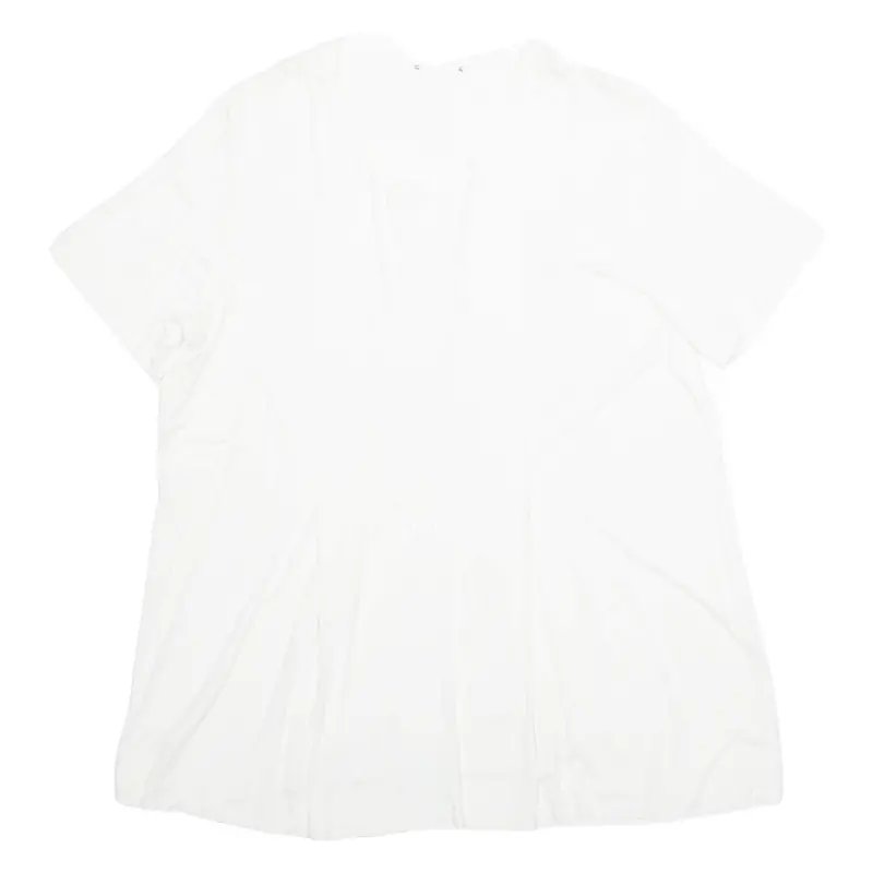 Marina Rinaldi Womens Oversized Top Cream Xl 1
