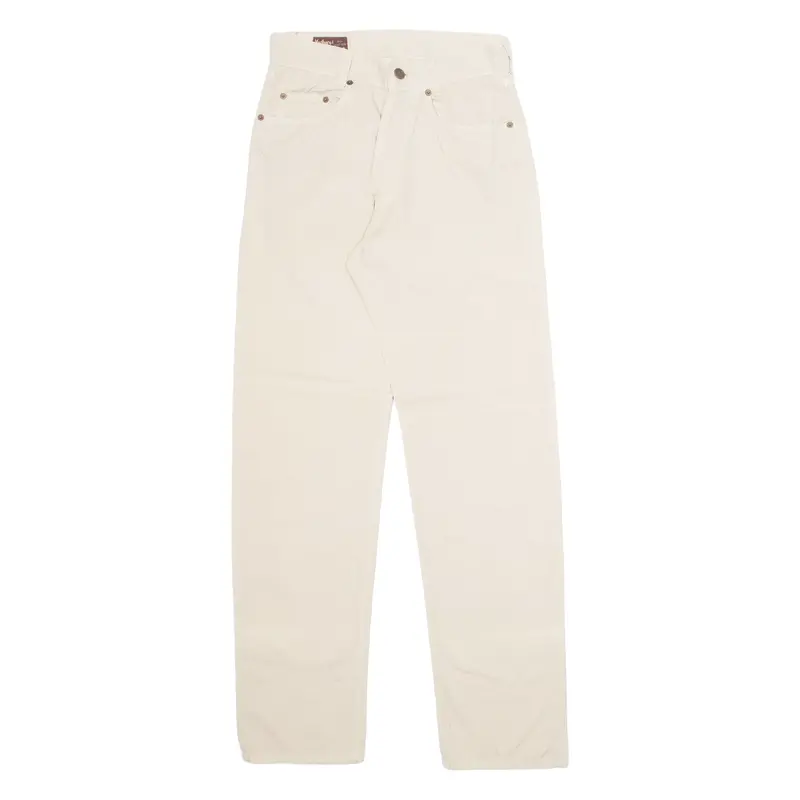 Marlboro Womens Trousers Beige Regular Tapered W28 L31 1