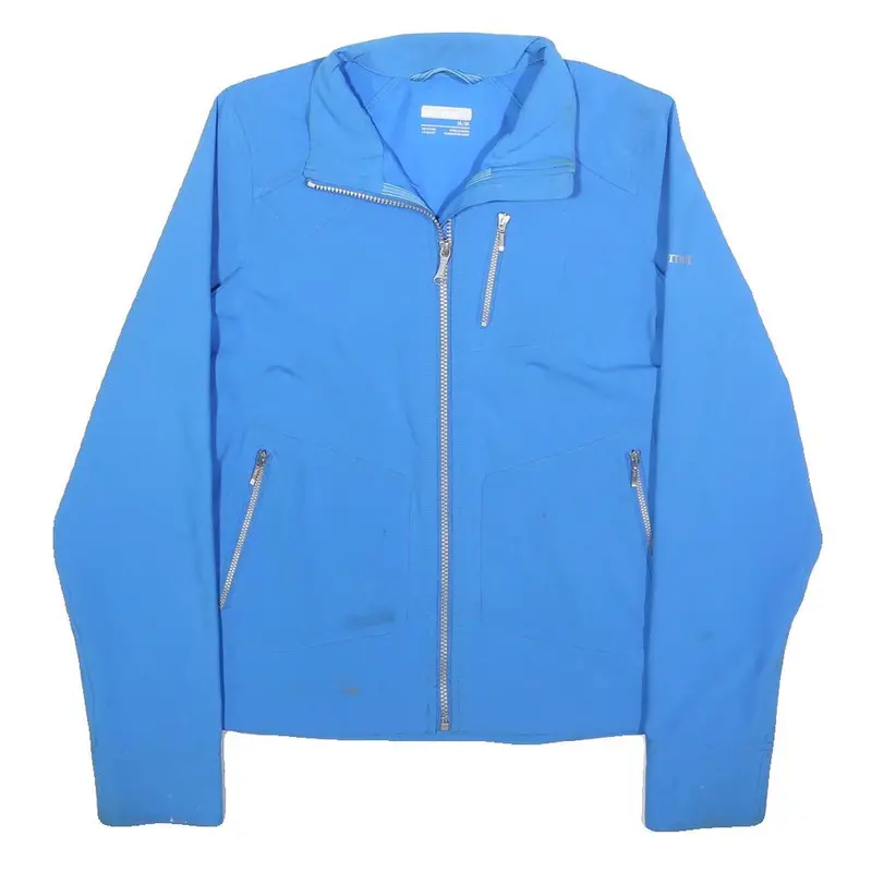 Marmot Womens Blue Jacket M Polyester Blend Zip Activewear Outdoor 1