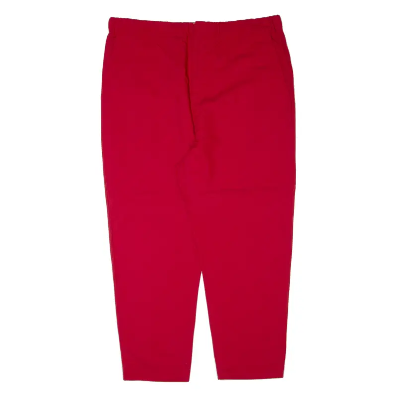 Marni Womens Trousers Red Regular Tapered Viscose W38 L25 1