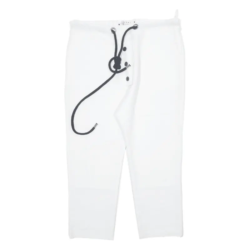 Marni Womens Trousers White Regular Tapered W40 L24 1
