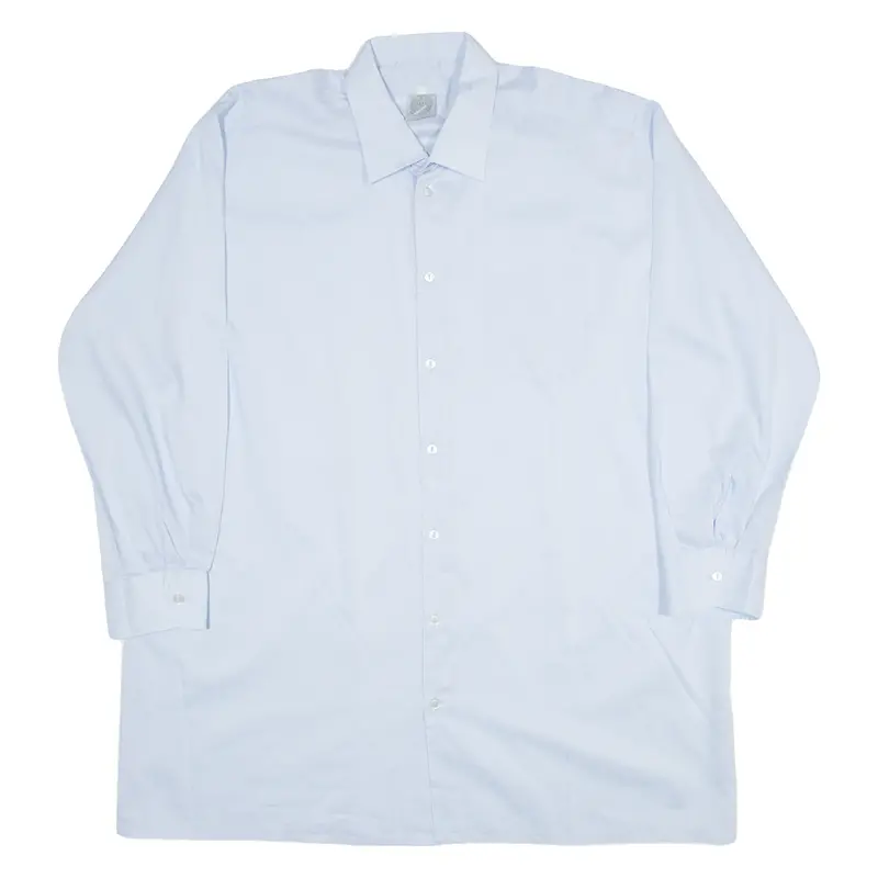 Marsum Mens Shirt Blue Striped Long Sleeve 2Xl 1