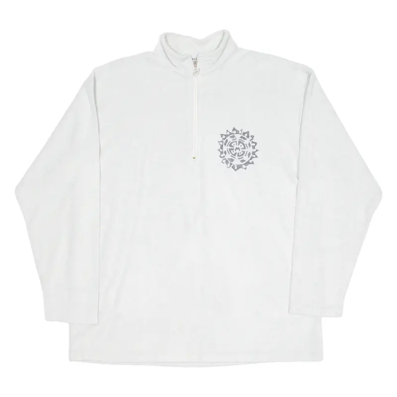 Maser Mens Sweatshirt Grey 1/4 Zip M 1