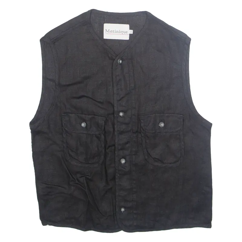 Matinique Mens Waistcoat Black L 1