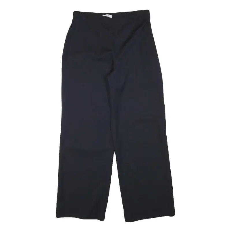 Maurel Womens Polyester Blend Black Relaxed Straight Trousers W29 L30 Elegant 1