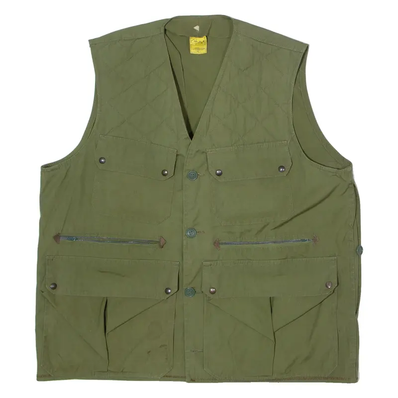 Max Confezione Fishing Mens Gilet Green 90S Xl 1