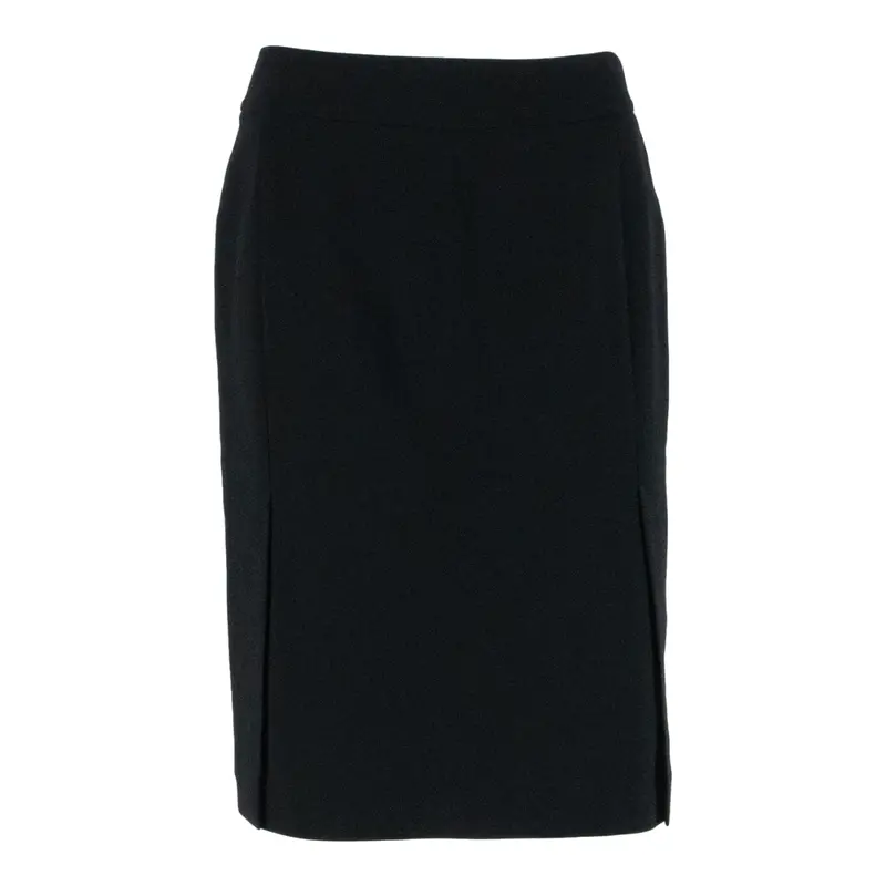 Max Mara Studio Womens Pencil Skirt Black Knee Length Uk 8 1
