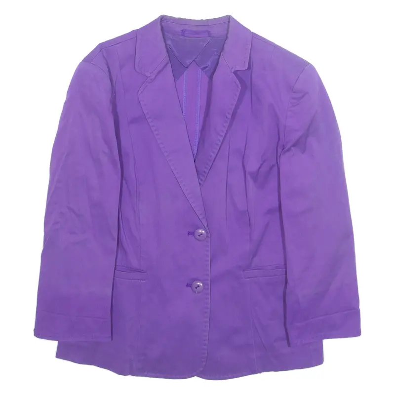 Max Mara Womens Blazer Jacket Purple M 1