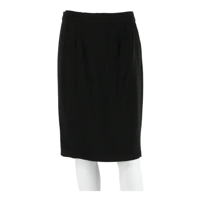 Max Mara Womens Pencil Skirt Black Knee Length Viscose Uk 18 1