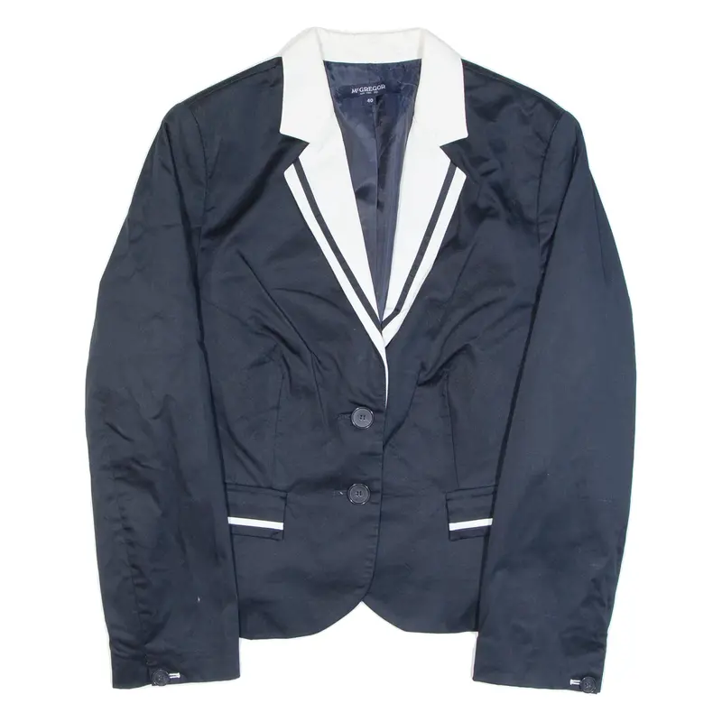 Mcgregor Womens Blazer Jacket Blue M 1