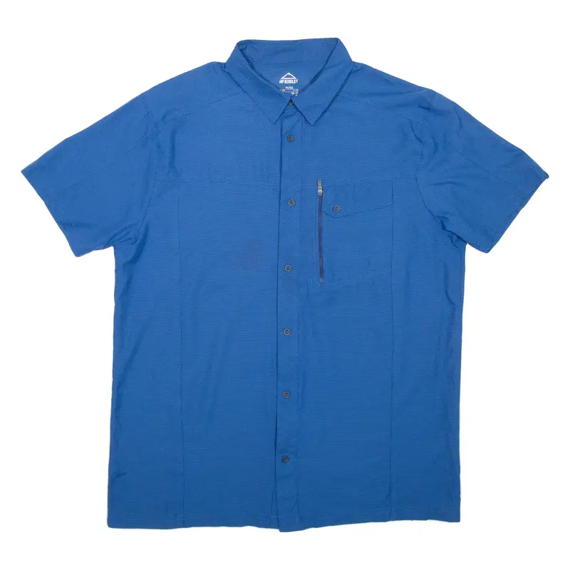 Mckinley Dry Plus Mens Shirt Blue Check M 1
