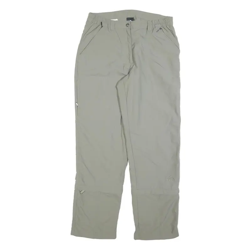 Mckinley Womens Regular Fit Beige Polyester Blend Trousers W32 L32 Outdoor Zip 1