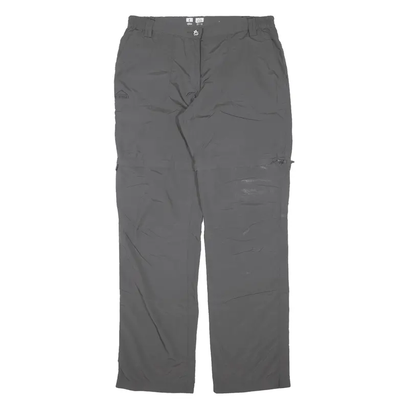 Mckinley Zip-Off Womens Trousers Grey Regular Straight W32 L31 1