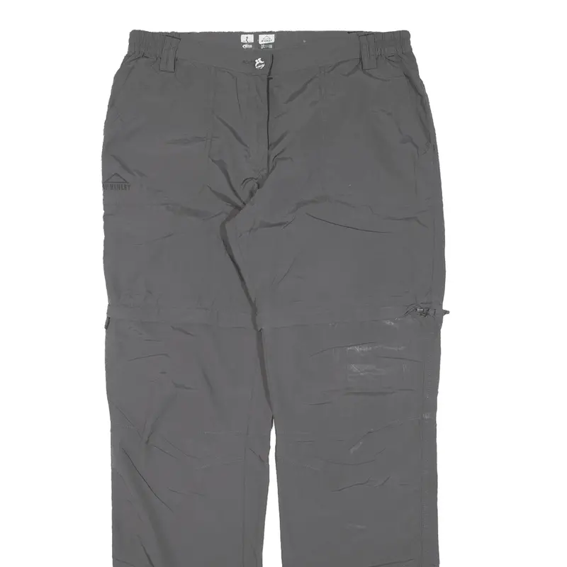 Mckinley Zip-Off Womens Trousers Grey Regular Straight W32 L31 2