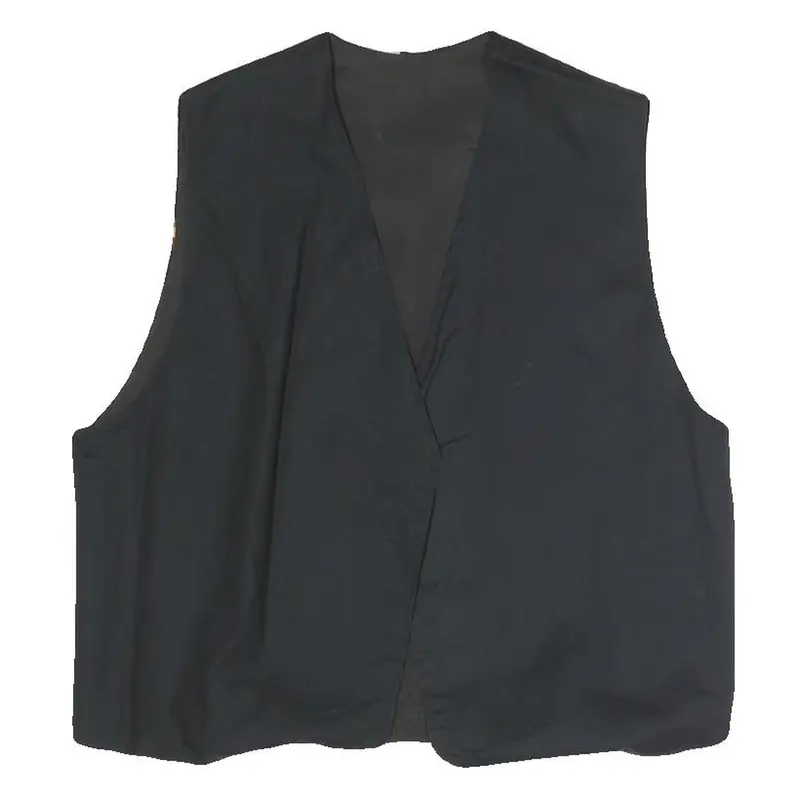 Mens Black Bob Marley Cotton Blend Vest M Plain Graphic Music Icon 1