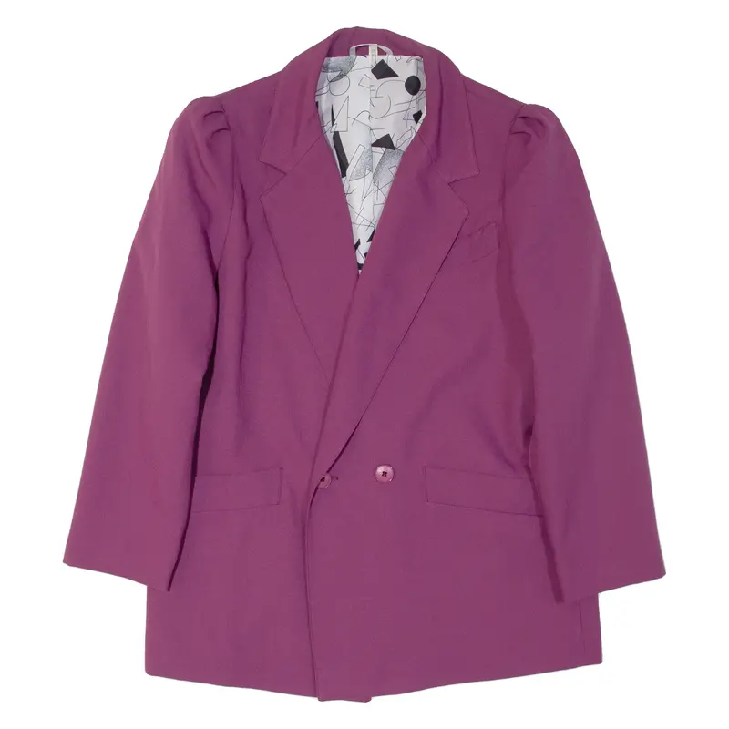 Mens Blazer Jacket Purple S 1