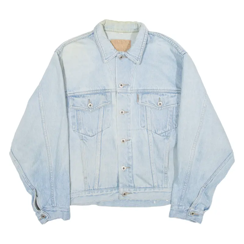 Mens Denim Jacket Blue S 1