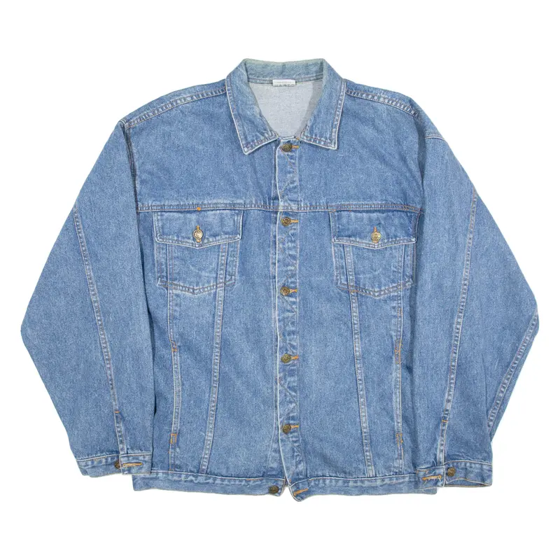 Mens Denim Jacket Blue Xl 1
