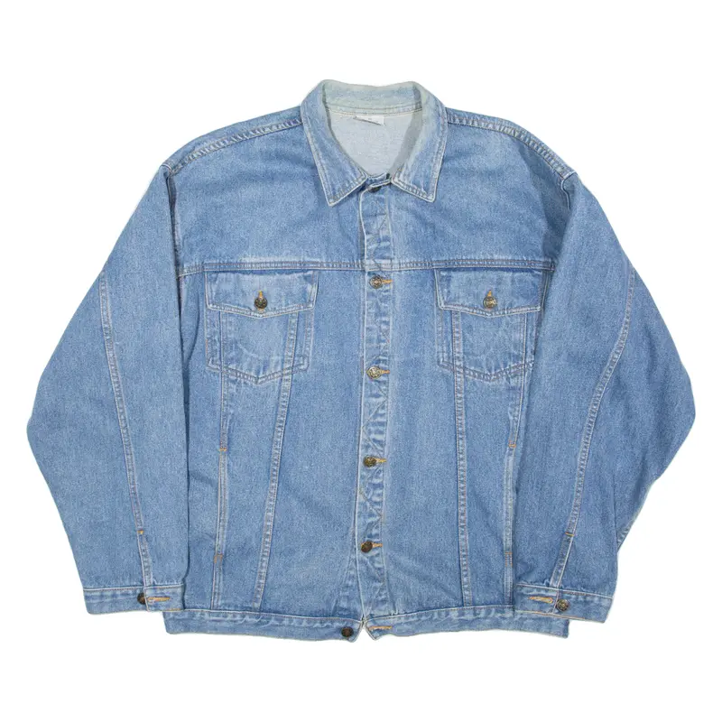 Mens Denim Jacket Blue Xl 1