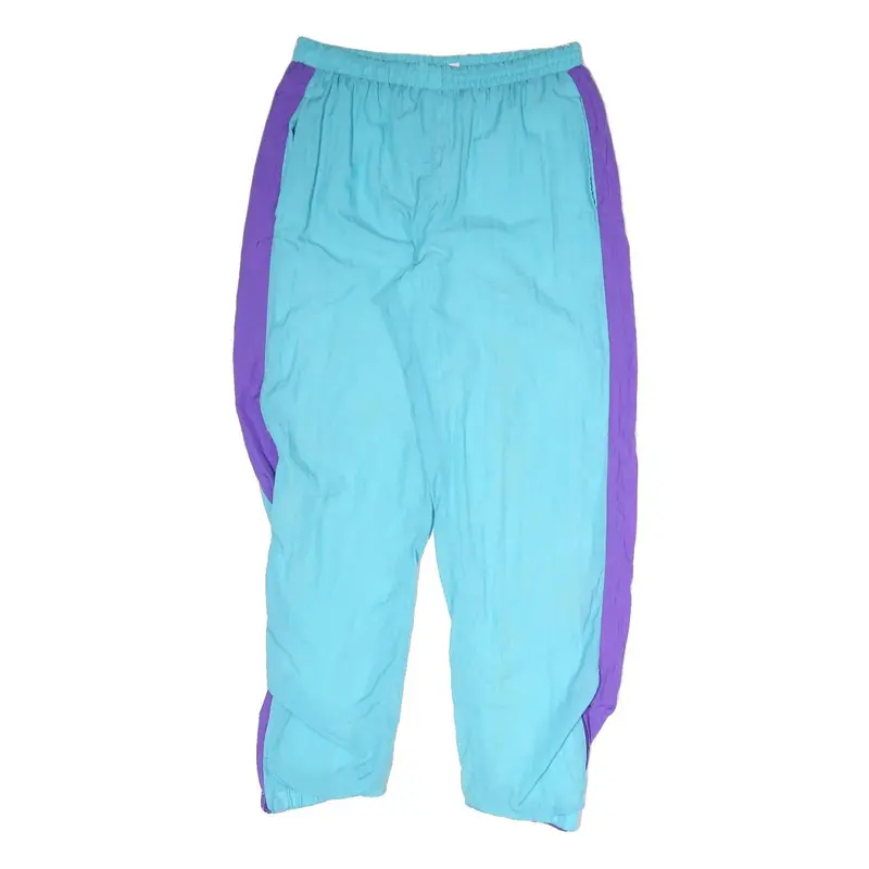 Mens Joggers Blue & Purple Regular Fit Tapered Leg M W31 L29 Lightweight 1