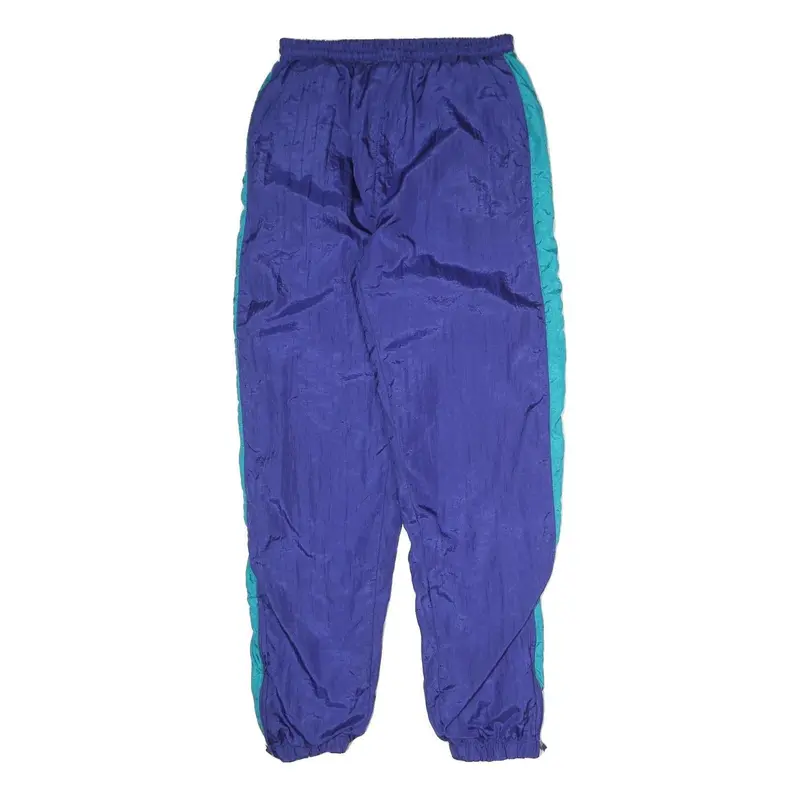 Mens Joggers Blue & Teal Relaxed Straight 2Xl W28 L32 Polyester Blend 1
