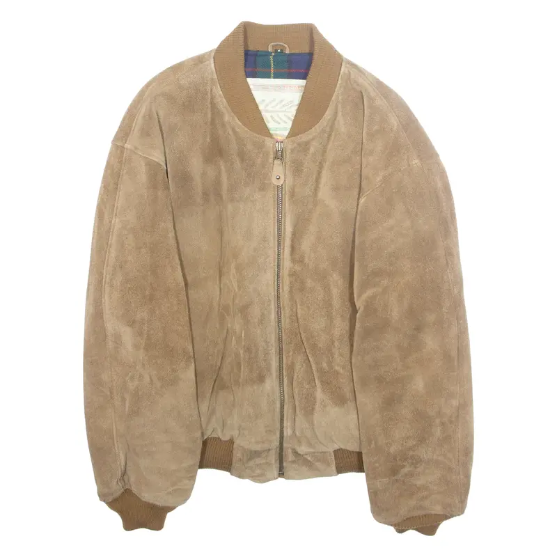 Mens Lined Jacket Beige M 1