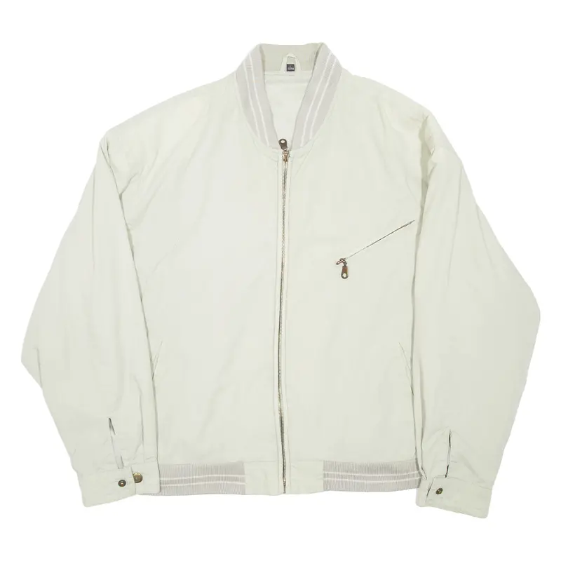 Mens Lined Jacket Cream L 1