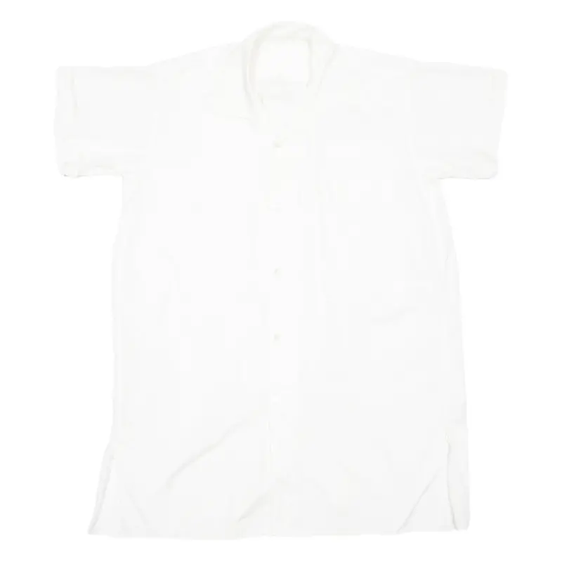 Mens Plain Shirt White 2Xl 1