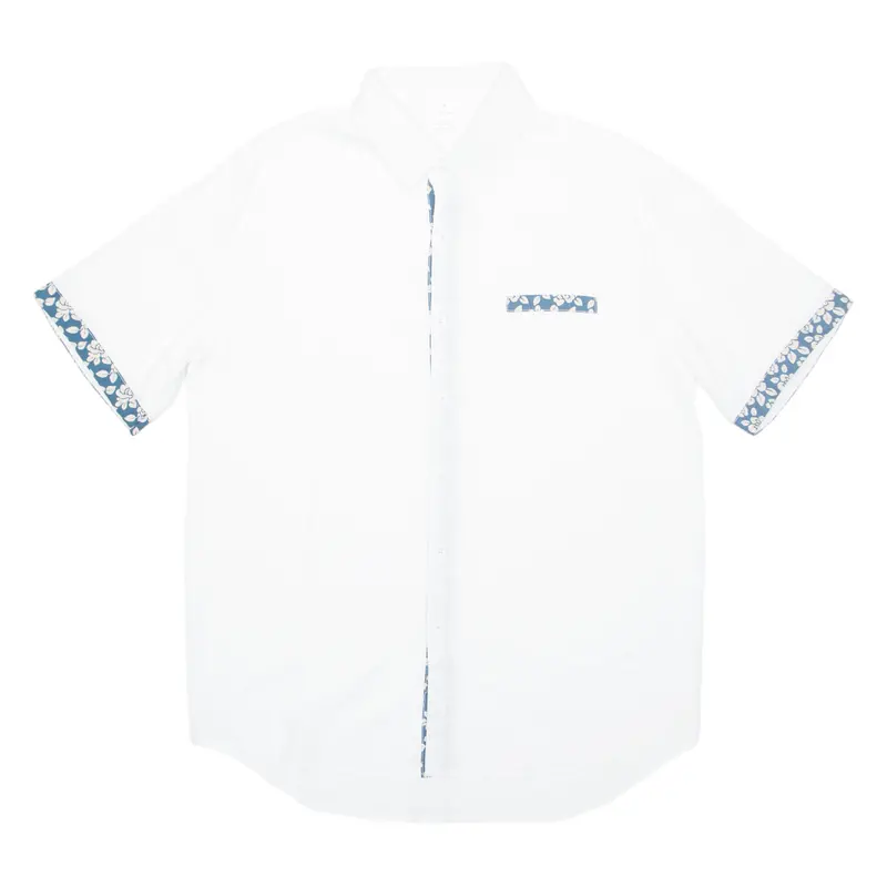 Mens Plain Shirt White M 1