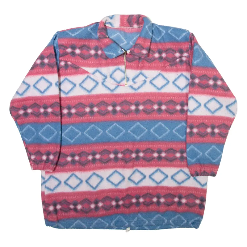 Mens Pullover Jacket Red Striped M 1