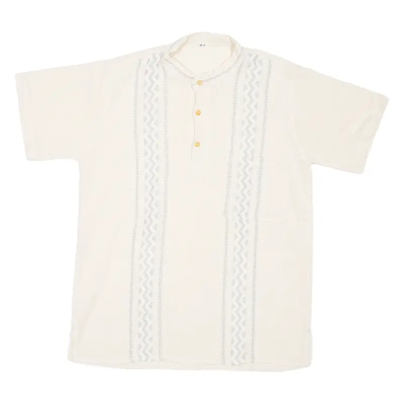 Mens Shirt Beige L 1