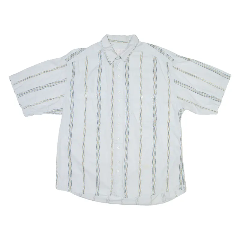 Mens Shirt Blue Striped M 1
