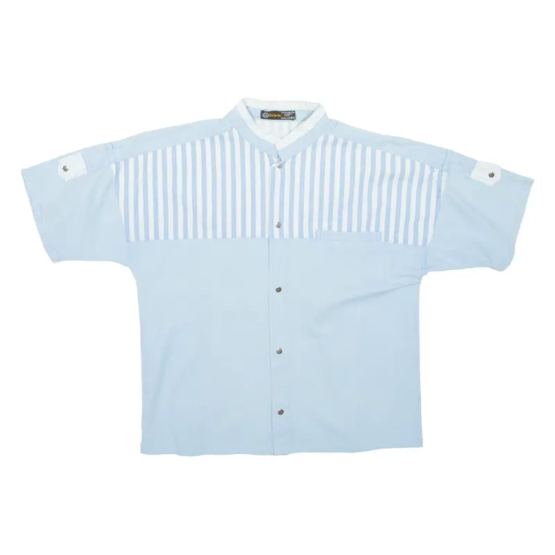 Mens Shirt Blue Striped S 1