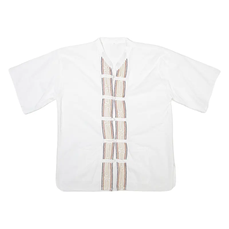 Mens Shirt White Striped Xl 1